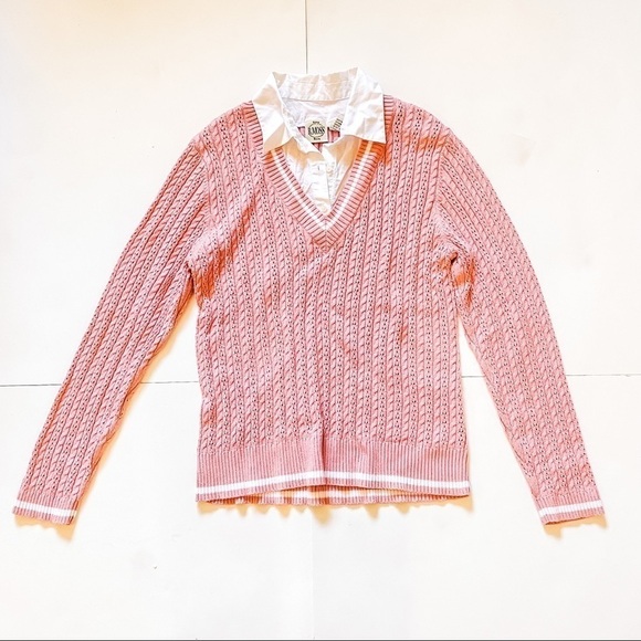 Tailor B Moss Cable Knit Mock Sweater SZ-L - Picture 1 of 12